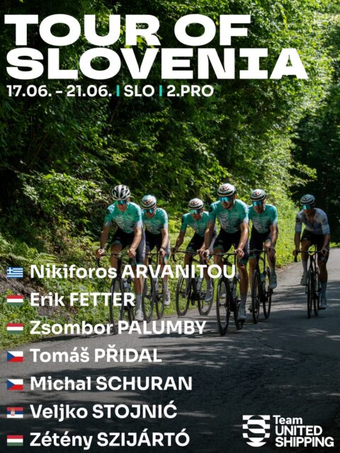🛡️ Tour of Slovenia 🇸🇮

Five days of 2.PRO racing are ahead, with some really strong lineups 👀
But as always, we came prepared—just look at this squad 🥹

📺 Watch the race live on Eurosporton

-

Öt nap 2.PRO versenyzés vár a képen látható fiatalemberekre 🫡
A legkomolyabb szlovén körversenyzés következik 👀

📺 Kövessétek a versenyt élőben az Eurosporton

📸 @lapajhu 

#tus_riders #TeamUnitedShipping