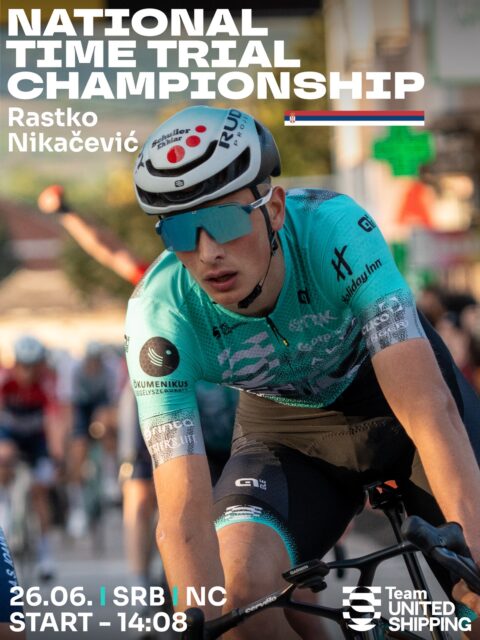 ⏱🇷🇸
No stopping!
Today it’s Rastko’s turn at the national championships—he is going for the time trial title at 14:08! 🫵
Good luck!

📸 @lapajhu 
#tus_riders #TeamUnitedShipping