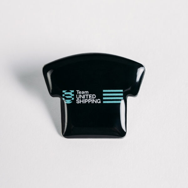 T-shirt shaped pin