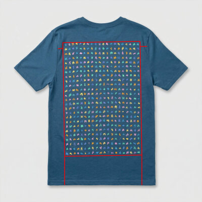 Hibás - 500 Biciklis Póló - Pávakék