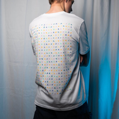 500 Biciklis Póló - Fehér