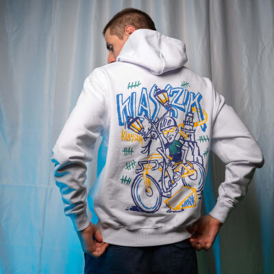 Klasszik kapucnis pulcsi - Fehér