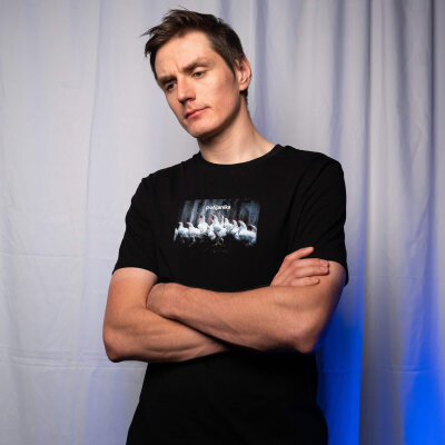 Tyúkok Póló - Fekete