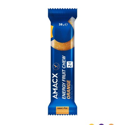 Amacx Energy Gyümölcs rágó narancs